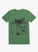 How To Kill A Mockingbird Cat Kelly Green T-Shirt