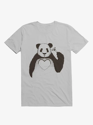 Love Panda Ice Grey T-Shirt