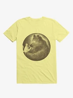 Miss You Bear Corn Silk Yellow T-Shirt