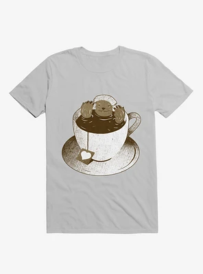 Monday Bath Sloth Coffee Ice Grey T-Shirt