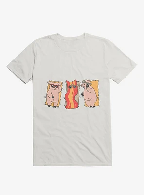 Sunscreen Pigs And Bacon White T-Shirt