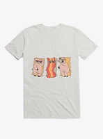 Sunscreen Pigs And Bacon White T-Shirt