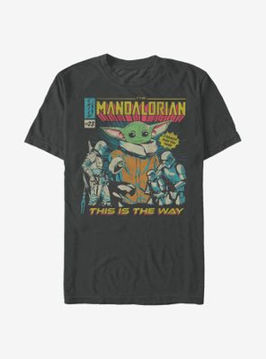 Star Wars The Mandalorian Child Poster Old School T-Shirt