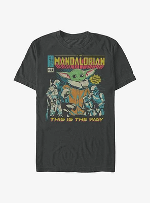 Star Wars The Mandalorian Child Poster Old School T-Shirt