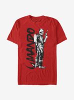 Star Wars The Mandalorian Splatter T-Shirt