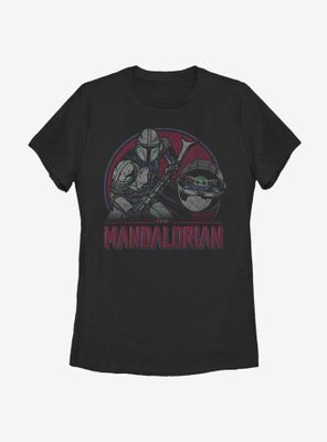 Star Wars The Mandalorian Child Duo Color Pop Womens T-Shirt