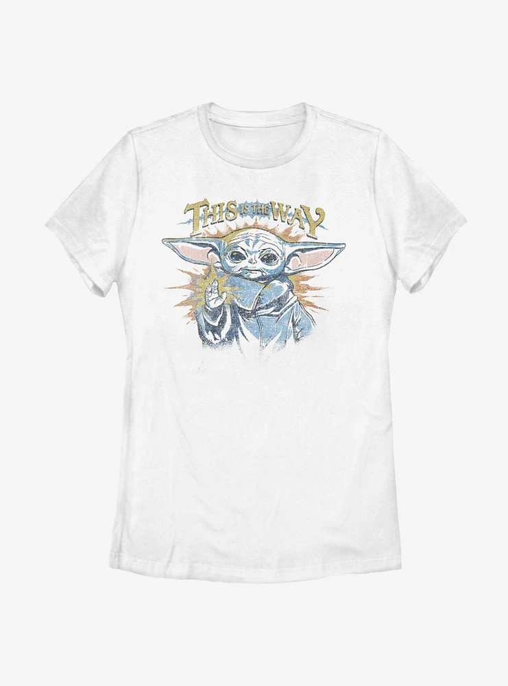Star Wars The Mandalorian Child Way Spark Womens T-Shirt