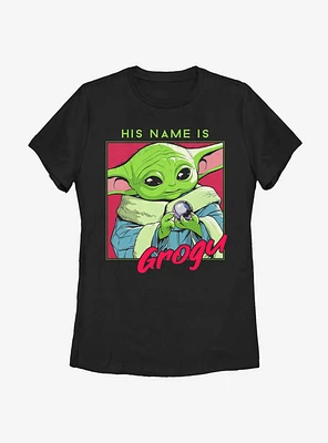 Star Wars The Mandalorian Child His Name Is Womens T-Shirt