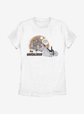 Star Wars The Mandalorian Speeder Womens T-Shirt