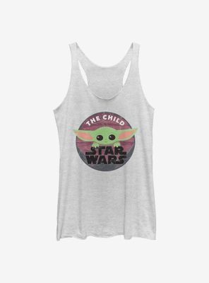 Star Wars The Mandalorian Child Big Eyes Womens Tank Top