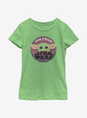Star Wars The Mandalorian Child Big Eyes Youth Girls T-Shirt