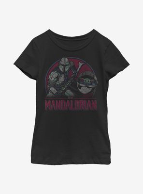 Star Wars The Mandalorian Child Duo Color Pop Youth Girls T-Shirt