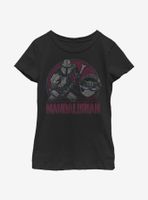 Star Wars The Mandalorian Child Duo Color Pop Youth Girls T-Shirt