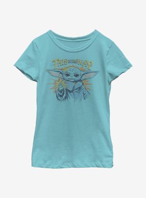 Star Wars The Mandalorian Child Way Spark Youth Girls T-Shirt