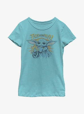 Star Wars The Mandalorian Child Way Spark Youth Girls T-Shirt