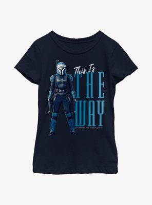 Star Wars The Mandalorian Bo-Katan Stance Youth Girls T-Shirt