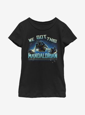Star Wars The Mandalorian Mandomon Follow Youth Girls T-Shirt