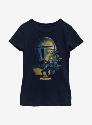 Star Wars The Mandalorian Mandomon Forever Youth Girls T-Shirt