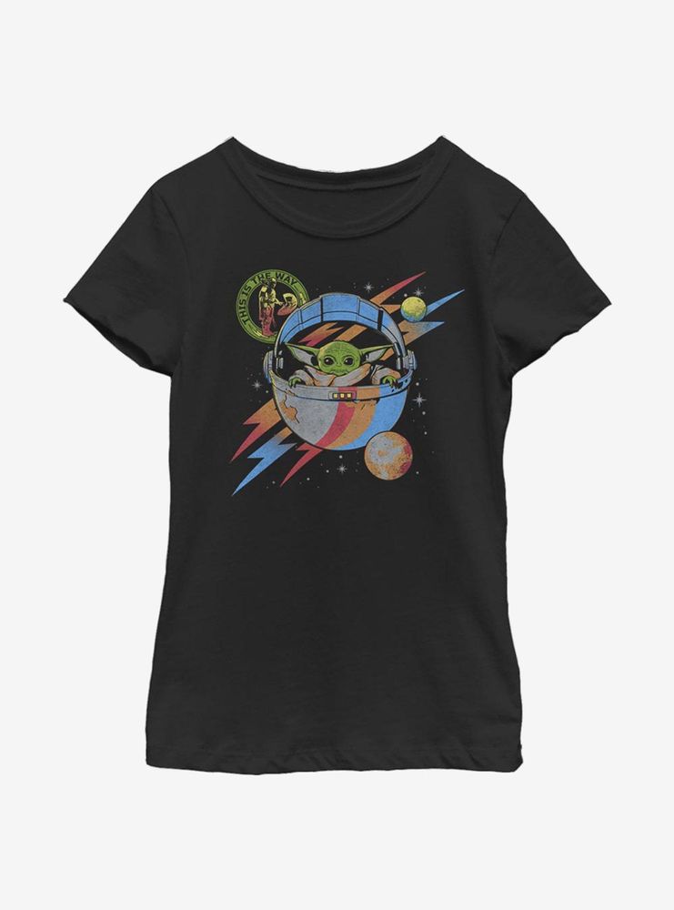 Star Wars The Mandalorian Child Bolt Youth Girls T-Shirt