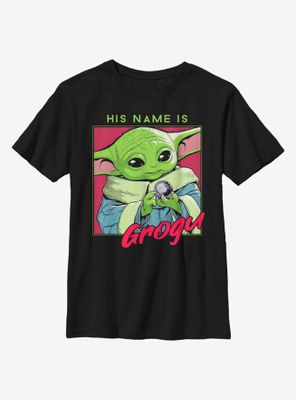 Star Wars The Mandalorian Child His Name Is Youth T-Shirt