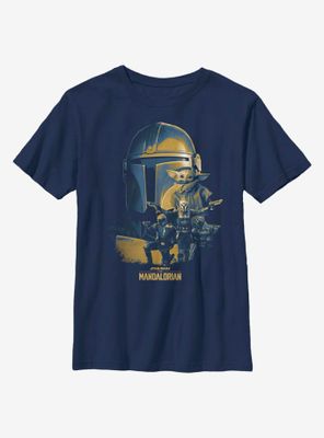 Star Wars The Mandalorian Mandomon Forever Youth T-Shirt