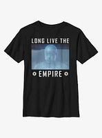 Star Wars The Mandalorian Sail Long Live Empire Youth T-Shirt