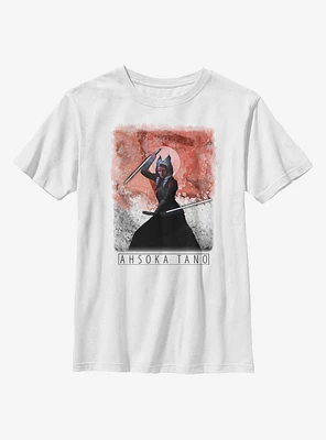 Star Wars The Mandalorian Ahsoka Saber Youth T-Shirt