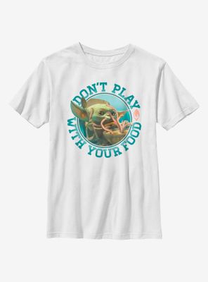 Star Wars The Mandalorian Child Don't Play Youth T-Shirt