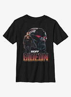 Star Wars The Mandalorian Moff Gideon Stance Youth T-Shirt
