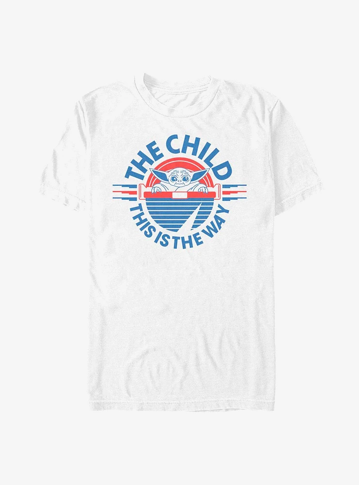 Star Wars The Mandalorian Child Baby Retro T-Shirt