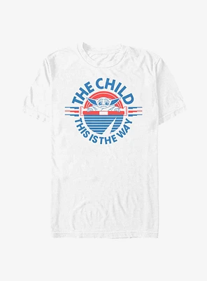 Star Wars The Mandalorian Child Baby Retro T-Shirt