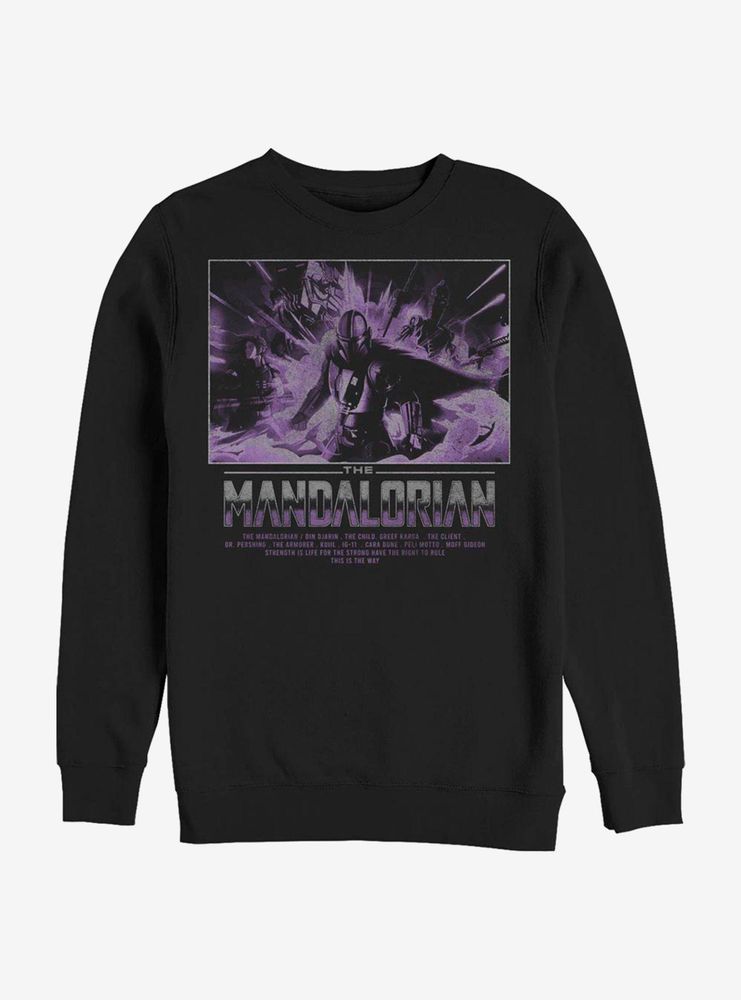 Star Wars The Mandalorian Into Light Sweatshirt