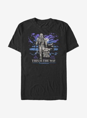 Star Wars The Mandalorian Child Way Galaxy T-Shirt