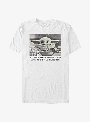 Star Wars The Mandalorian Child Still Hungry T-Shirt