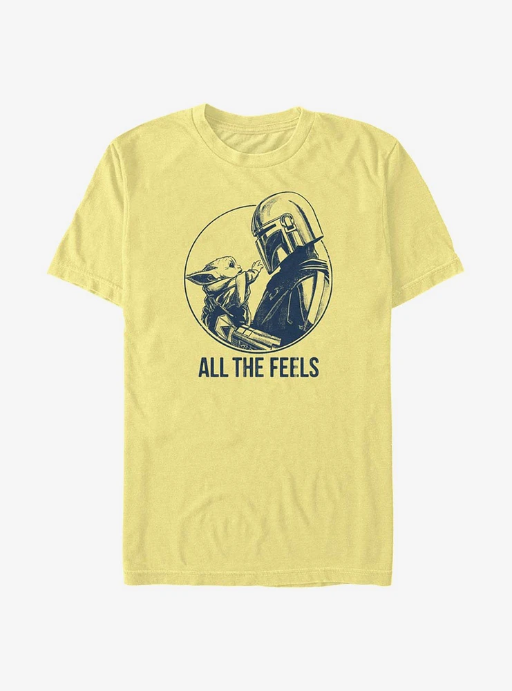 Star Wars The Mandalorian Child All Feels T-Shirt