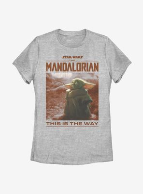 Star Wars The Mandalorian Child Render Womens T-Shirt