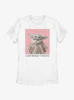 Star Wars The Mandalorian Child Sassy Baby Womens T-Shirt