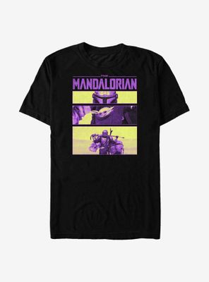 Star Wars The Mandalorian Scene Frames T-Shirt