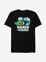 Star Wars The Mandalorian Child Saturday Cartoon T-Shirt