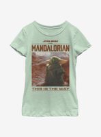 Star Wars The Mandalorian Child Render Youth Girls T-Shirt