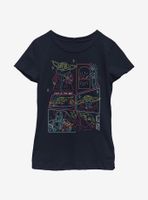 Star Wars The Mandalorian Child Mono Mando Youth Girls T-Shirt