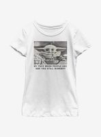 Star Wars The Mandalorian Child Still Hungry Youth Girls T-Shirt