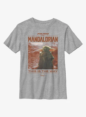 Star Wars The Mandalorian Child Render Youth T-Shirt