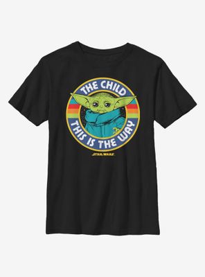 Star Wars The Mandalorian Child Stripes Youth T-Shirt
