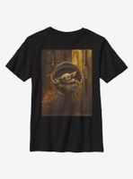 Star Wars The Mandalorian Child Poster Pod Youth T-Shirt