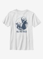 Star Wars The Mandalorian Child All Feels Youth T-Shirt