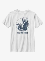 Star Wars The Mandalorian Child All Feels Youth T-Shirt
