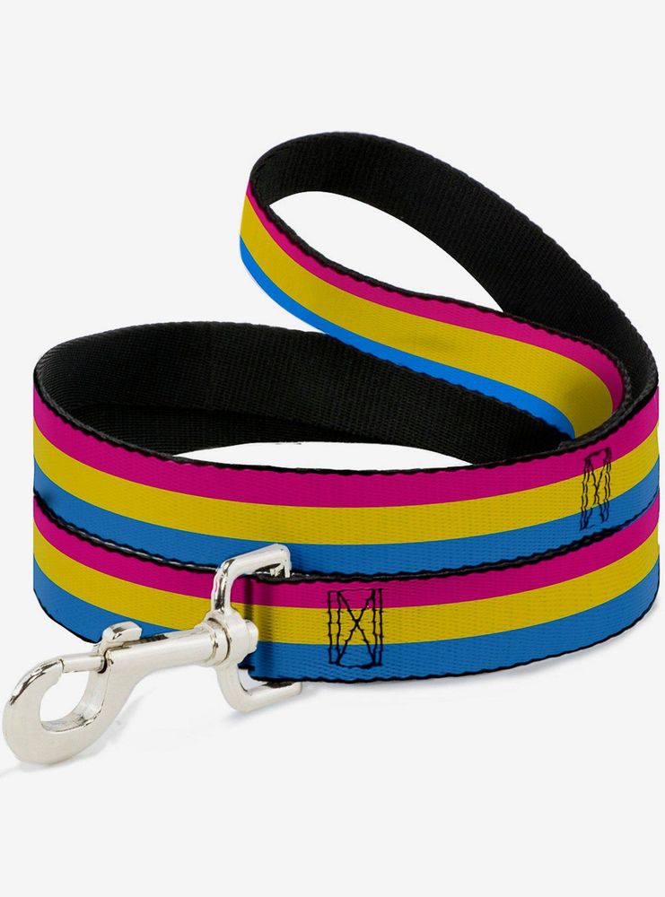 Pansexual Flag Dog Leash