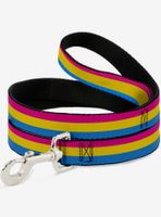 Pansexual Flag Dog Leash