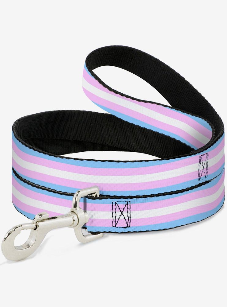 Transgender Flag Dog Leash